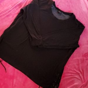 Torrid sweatshirt top w/ tie  up sides